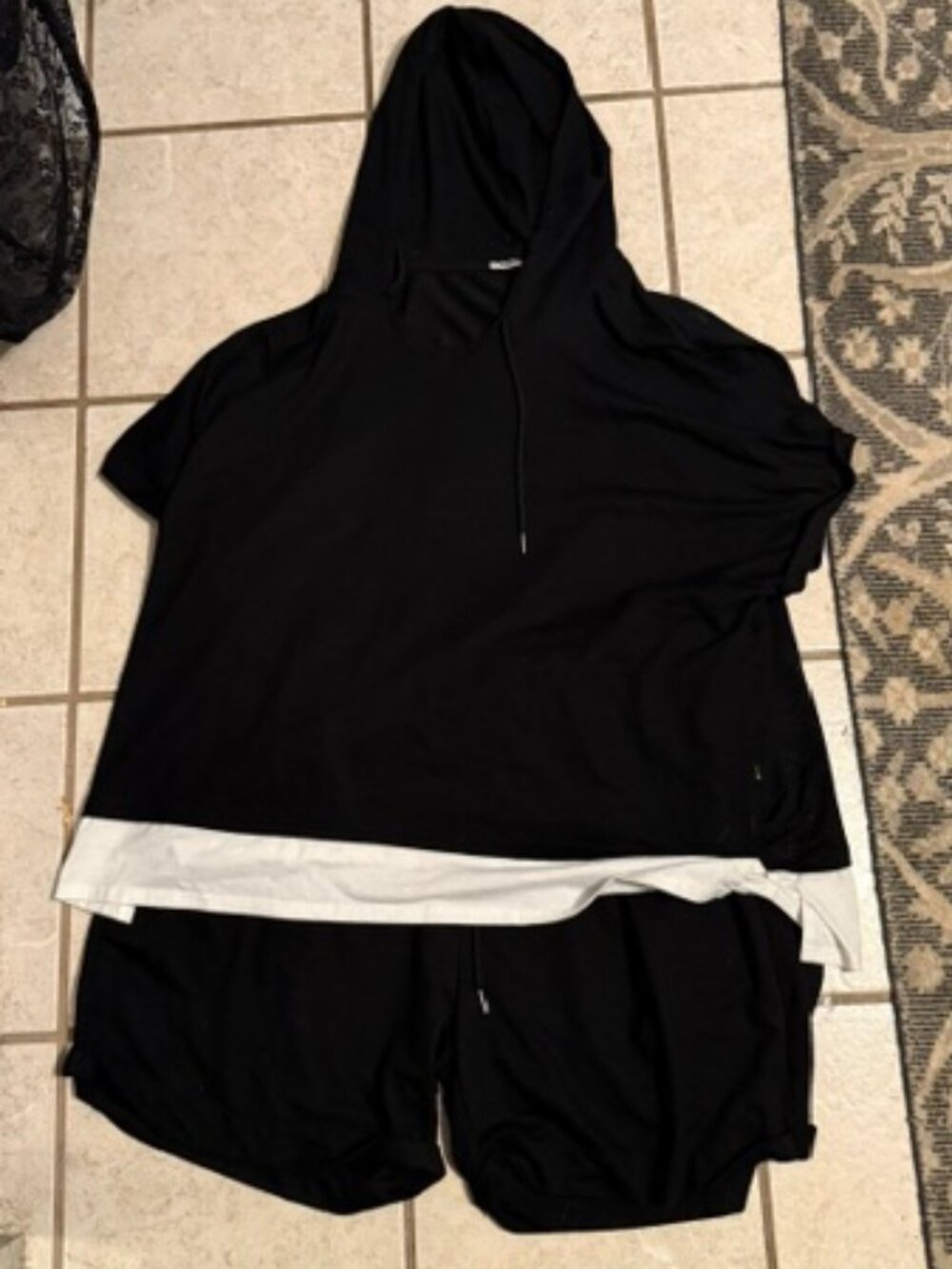 COOFANDY 2pc Hoodie and Shorts Size 3X